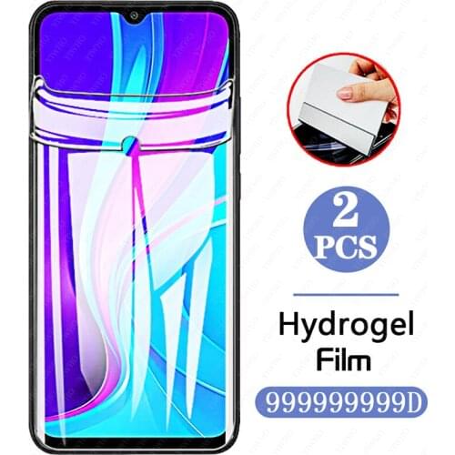2PCS screen protector for xaiomi redmi 9c nfc Hydrogel film protective for xaiomi redmi9 c c9 9 c NFC readme 9a 9i glass film