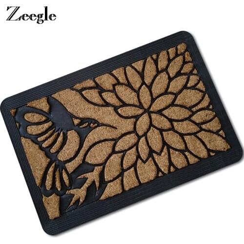 Zeegle Living Room Door Mats Entrance Door Carpet Bedroom Non-slip Mats Home Decor Area Rug Kitchen 3DPrinted Arrive