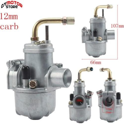 12mm Carburetor Puch for Moped Bing Style Carb Stock Maxi Sport Luxe Newport Cobra Carburettor