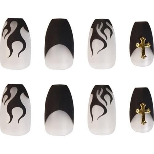 24pcs/set Nail Transfer Stickers Decoration Print Foil Stickers Removable False Nails Female Gifts Nail Decoration