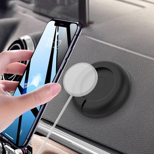 Wireless Charging Desktop Stand wall bracket car bracket Portable Silicone Base for iPhone 12 for MagSafe wireless charging Hot