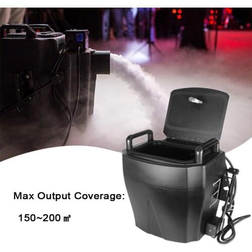 Grezer 3500w Dry Ice Machine Low Ground Fog Stage Effect Party equipment