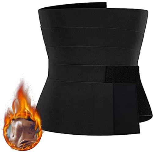 Body Shaper Waist Trainer Slim Sheath Sweat Shapewear Tummy Sauna Workout Trimmer Abdomen Cincher Fat Burner Adjustable