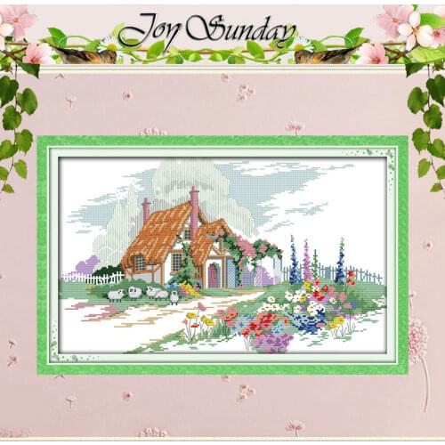 Beautiful Home (8) Counted Cross Stitch 11CT 14CT Cross Stitch Set Wholesale Chinese Cross-stitch Kit Embroidery Needlework