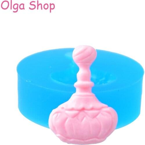 FYL027 Color Nail Polish Bottle Silicone Mold - Miniature Food, Sweets, Jewelry, Charms (Clay, Resins, Gum Paste, Fondant)