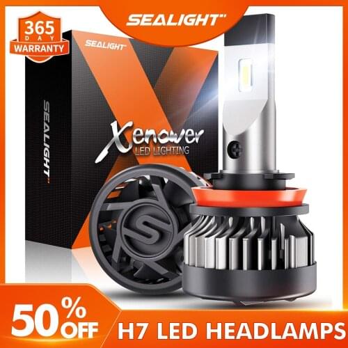 SEALIGHT H7 Led Canbus With CSP Chips H7 LED Headlight Bulb Auto Car Light Headlamp 6000K Headlamp for BMW Opel Audi Renault