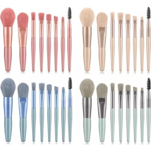 8Pcs Makeup Brushes Set Cosmetic Powder Eye Shadow Foundation Blush Blending Beauty Tool Make Up Brush Maquiagem