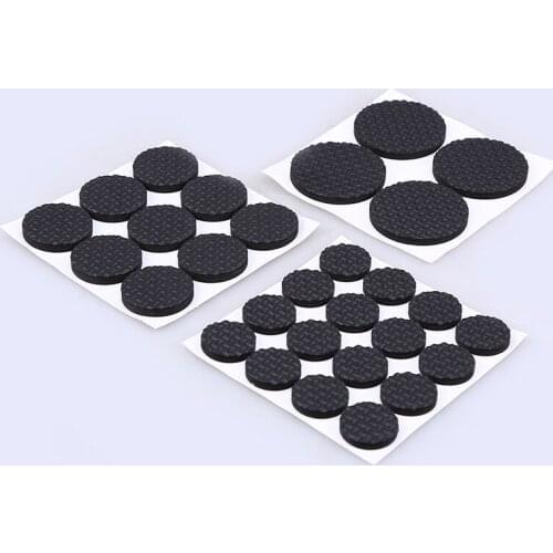 1-16pcs/lot Chair Leg Pads Self Adhesive Floor Protectors Furniture Table Leg Covers Round Square Bottom Anti Slip Floor Pads