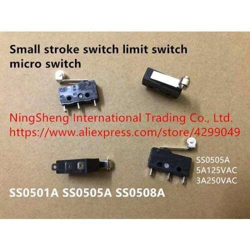 Original new 100% import small stroke switch limit switch micro switch SS0501A SS0505A SS0508A