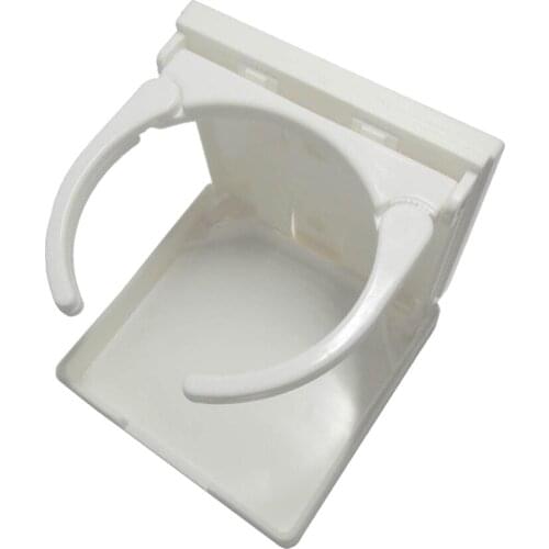 Portable Marine Adjustable Folding Cup Drink Holder For Boat Car RV -White