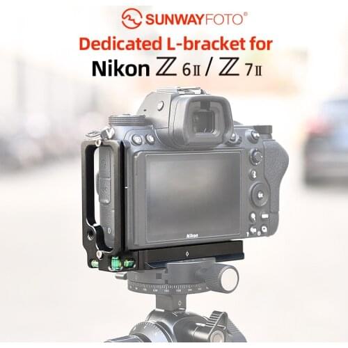 SUNWAYFOTO PNL-Z6II L-bracket for Nikon Z6II Z7II DSLR Arca / RRS Compatible Quick Release Plate