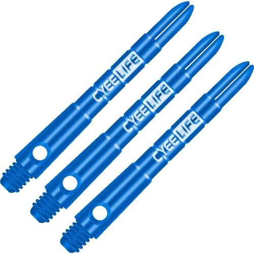 CyeeLife Aluminium Dart Shafts,Accessories kit,Sliver/Blue/Gold/Red