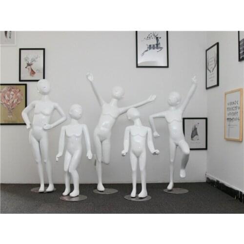 High Quality Fashionable Full Body White Child Mannequin Child Model Factory Direct Sell