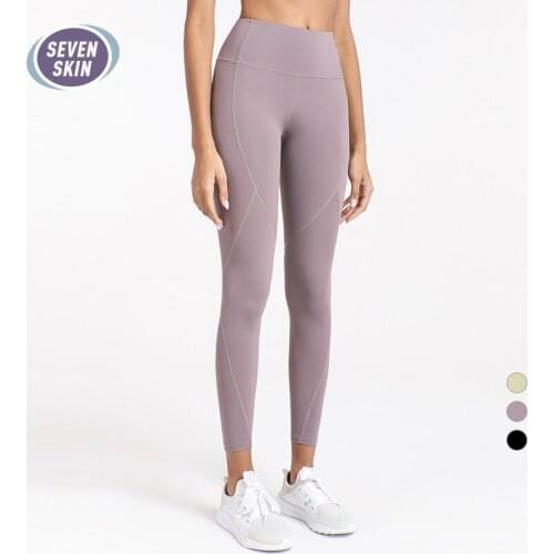 SEVEN SKIN High Waist Naked Feeling Leggings Push Up Running Sports Women Yoga Pants Energy Seamless Leggings Gym Fitness Tights