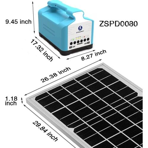 ZONERGY Cargadores Solares Para Celulares De Telefonos Portatil Kit Energia Solar