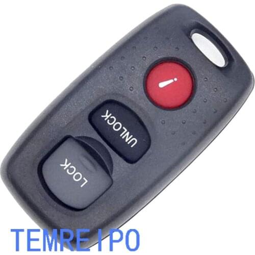 10pcs/lot Replacement Shell Remote Key Keyless Transmitter Case Housing Fob 3 Button for MAZDA 3 6 MPV Protege 5