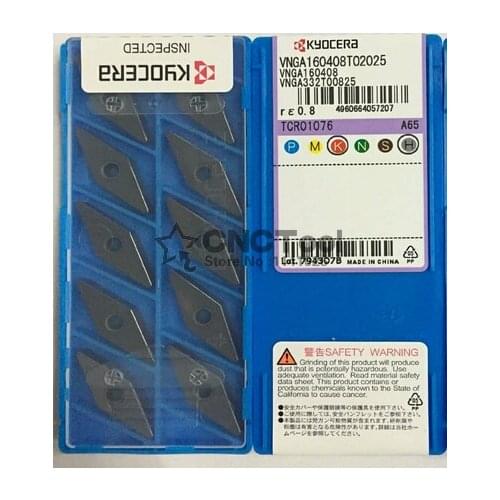 Free shopping! 10PCS VNGA160408 A65 lathe cutting tools CNC blade alloy carbide cutting tool carbide inserts