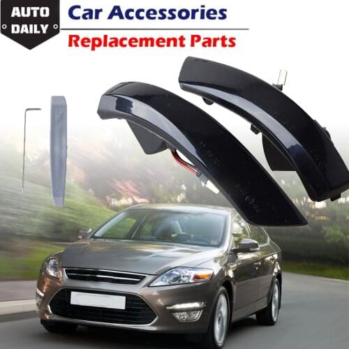 Side Mirror Signal Blinker Indicator Light Flowing LampFit for Ford Focus2 MK2 2008-2011 Facelift EU Mondeo MK4 Facelift