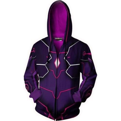 Game Elsword Add Jacket Hoodie 3D Print Sweatshirt Animation Clothes Cosplay Coat Hooded Zipper Hoodies Unisex Plus Size Coats