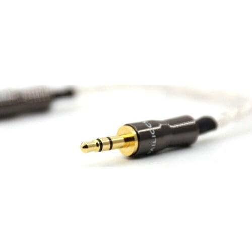 15cm 5N OCC pure copper silver plated cable ,3.5mm Male To Male Audio Cable, Adapter For Amplifier Decoder DAC
