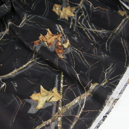 1.5M Width Bionic Tree Leaves Camo Fabric Camouflage Cloth Handcraft Outdoor Hide Cover Shade Netting Blind Material