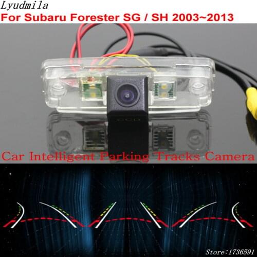 Lyudmila Car Intelligent Parking Tracks Camera FOR Subaru Forester SG / SH 2003~2013 / Car Back up Reverse Rear View Camera