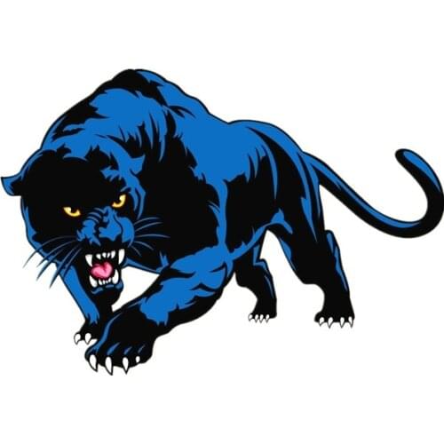 LLY-1333 Car Sticker Black Panther Modeling Decal PVC Personality Sunscreen Waterproof Cover Scratches Auto Motorcycle Decals