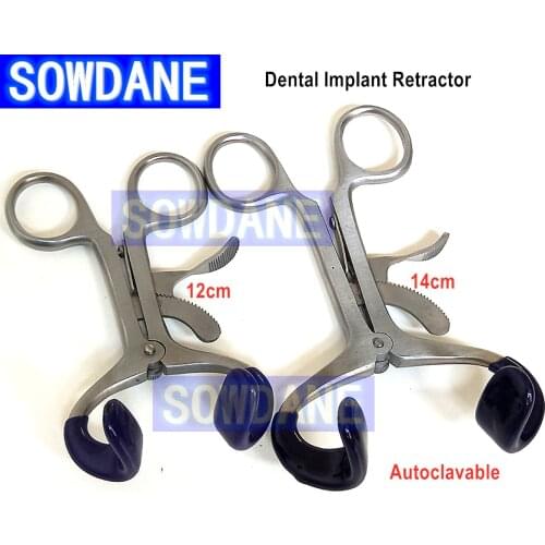 Dental Molt Gag Orthodontic Mouth Retractor with Silicone Pad Mouth Opener Stainless Steel Dental Implant Mouth Retractor Tool