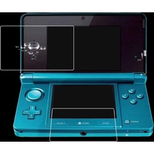 Clear Film Top+Bottom LCD Screen Protector For New 3DSLL/XL Console