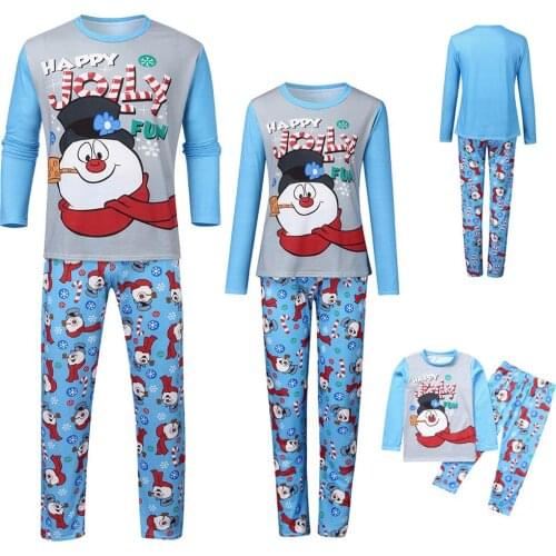 Christmas Red Matching Family Outfit Warm Casual Pajamas Sleepwear Print Bear Family Mom Dad Baby Kid New Year Gift Nightwear