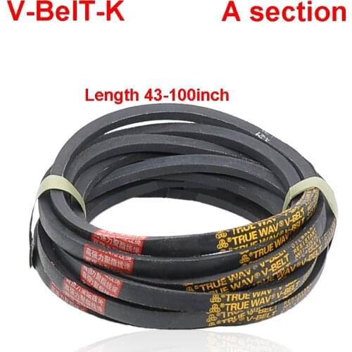 A Section V-BelT-K Inch Size A43 A44 A45 A46 A47 A48 A49 A50 A51 A52 A53