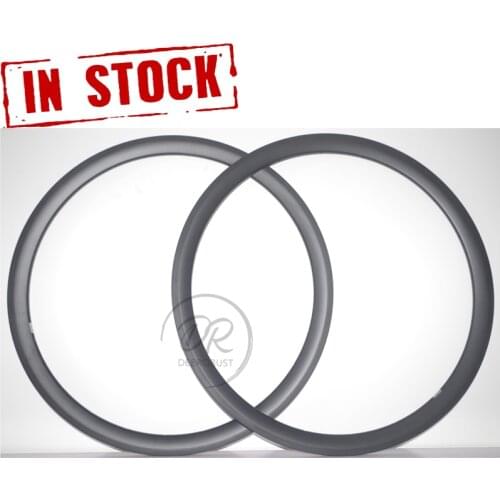 [SL] DEEROBUST LIGHTEST 307g 38mm 700c Carbon Road Tubular Bicycle Wheel Rims 23mm Width UD MATTE 20/24 Holes BASALT Brake track