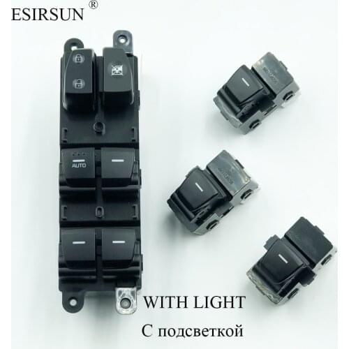 ESIRSUN Window Lifter Control WIth Backlight Switch Assembly Fit For Hyundai Creta IX25 2014-2020 ,93570-C92004X ,93580-C9000