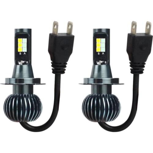 LED Headlights Car Bulbs Truck Headlights Two-color Fog Lights EV14 Fog Lamp Daytime Running Light Bulb Turning Parking Bulb