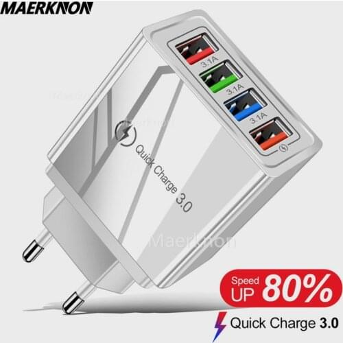 USB Charger Quick charge3.0 charger for xiaomi redmi note 10 k40 pro iphone 12 pro max Mobile smart phone usb c portable charger
