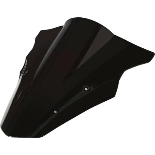 Motorcycle Dual Bubble Windshield Windscreen Protect For Kawasaki Ninja 650 EX650 2012-2016