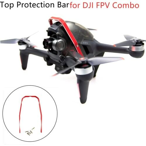 For DJI FPV Combo Drone Bumper Top Protection Bar Protector Aluminum Alloy Protection Ring for DJI FPV Drone Accessories