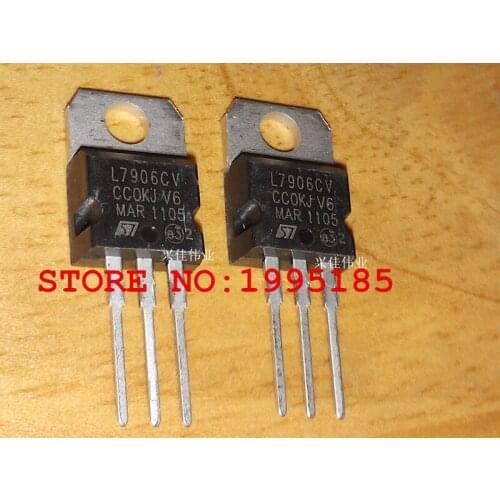 10PCS L7906CV TO220 L7906 new and original free shipping