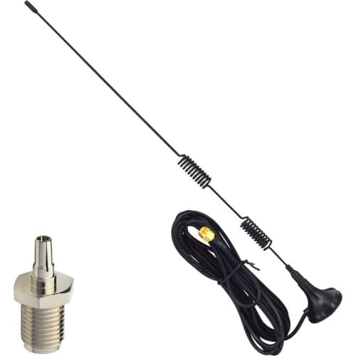 4G 5dbi LTE Antenna 3g 4g lte Aerial 698-960/1700-2700Mhz SMA Male RG174 3M Antena + a SMA Female to CRC9 Male Adapter