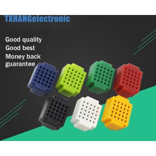 7pcs Mini 25 Points Breadboard Solderless Prototype Tie-point For Arduino