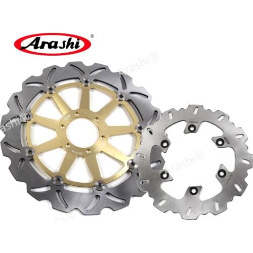 ARASHI For DUCATI SPORT 750 2000 2001 2002 CNC Front Rear Brake Rotors Disc SS SUPERSPORT 400 1992-1997