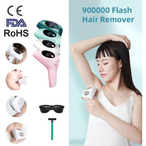 Epilator 900000 Flashes IPL Hair Remover Laser Machine LCD Permanent Hair Removal Photoepilator for Arm Leg Bikini Lip Underarm