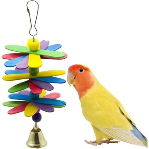 Traumdeutung Bird Toys For Parrot Perch Wood Accessories Budgie Stand Swing Ladder African Grey vogel speelgoed jouet oiseaux