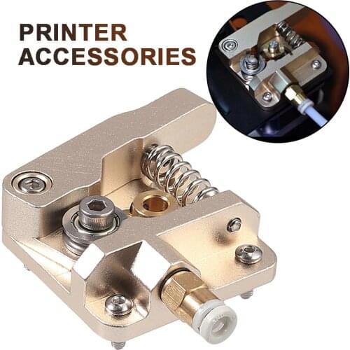 Mayitr 1pc Aluminum Champagne Right Hand Extruder 3D-Extruder Upgrade Drive Feed Kit For Creality Ender 3 Ender 5 CR-10S