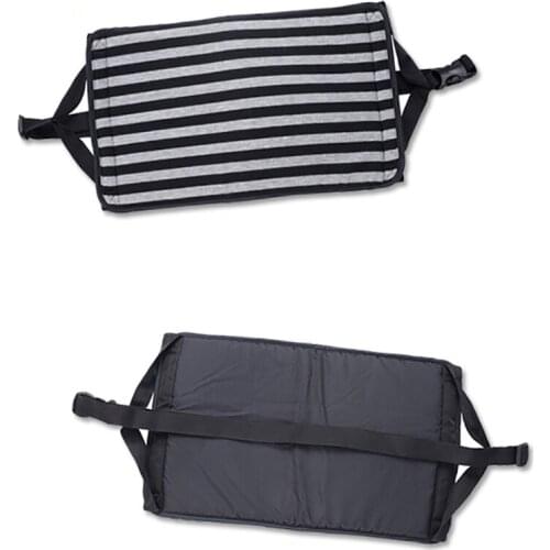 Fashion Portable Cotton Knitted Footrest Flight Carry-on Foot Hammock Rest Soft and Durable