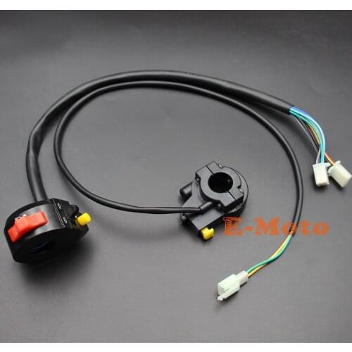 Motorcycle 7/8" Handlebar Horn Turn Signal Headlight Electrical Start Switch 50cc 90cc 110cc 125cc BIKE ATV QUAD BUGGY E-Moto