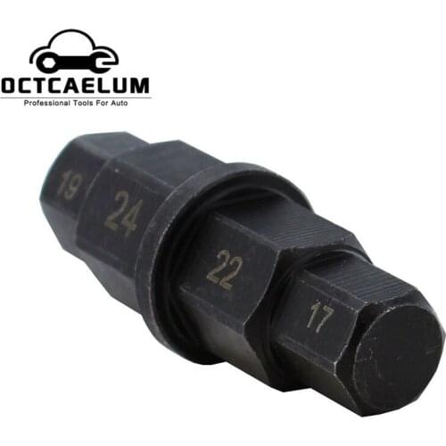 Motorcycle Front Rear Wheel Axle Hex Spindle Driver Socket 17/19/22/24mm For SUZUKI/YAMAHA/KAWASAKI/HONDA/BMW/BUELL ST0244