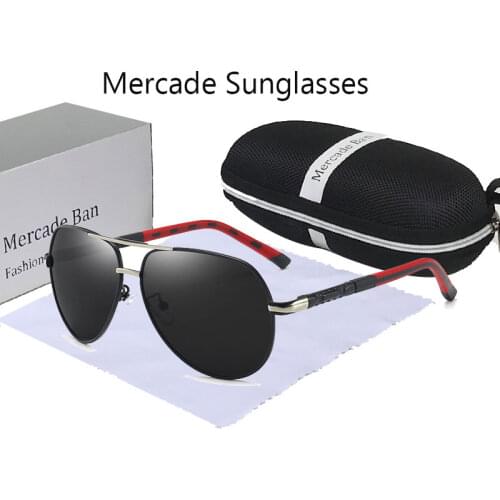 2021 Mens Fashion Polarized Sunglasses Metal Model Female Big Frame New Fishing Driving Sunglasses