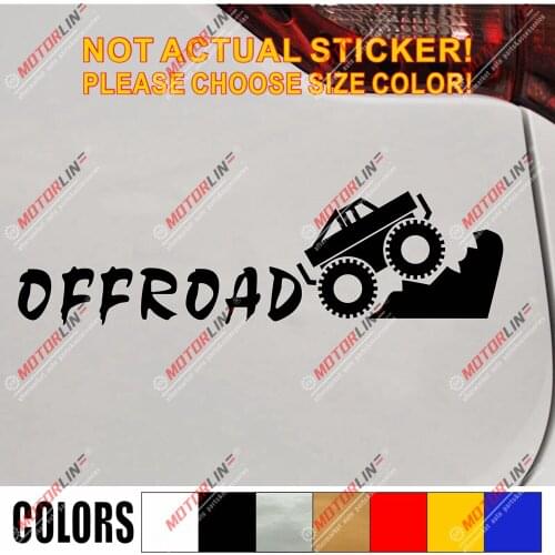 "4X4 Off Road " Sports Car Trunk Decal Sticker for Jeep etc.choose size nd color