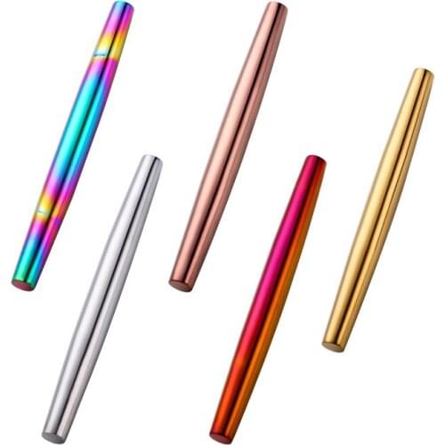 Stainless steel rolling pin rolling pin flour stick dumplings skin pressure stick household 304 stainless steel rolling pin